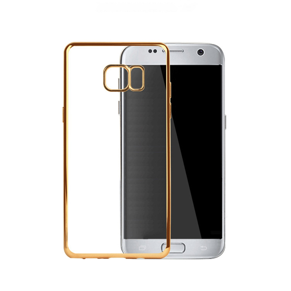 Galaxy Note FE / Note FAN Edition / Note 7 Crystal Clear Electroplate Hybrid Case (Champagne Gold)
